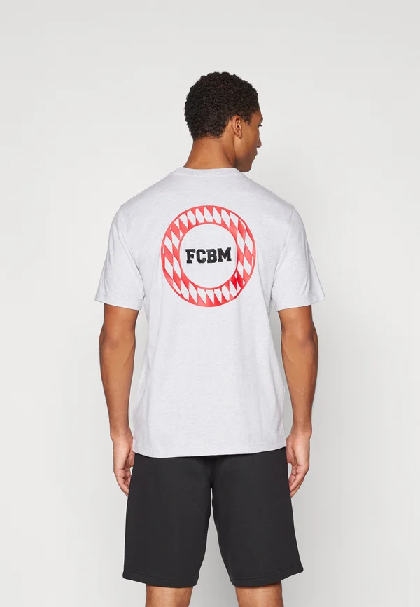 FC BAYERN MUENCHEN  - Print T-shirt - light grey heather