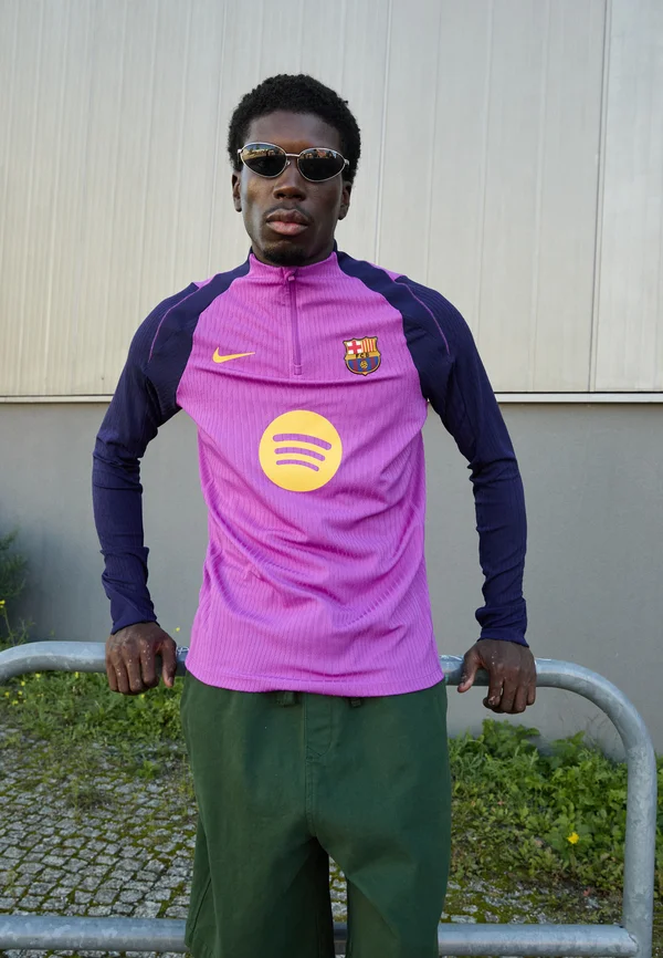 FCB MNK DFADV STRKELT DRILT K - Long sleeved top - vivid purple/imperial purple/midwest gold-coloured