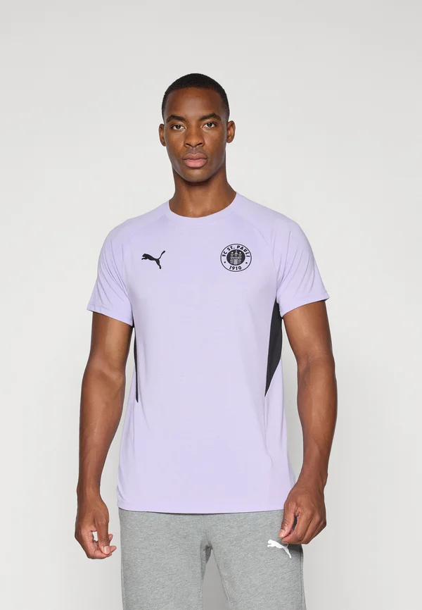FCSP EVOSTRIPE TEE - Print T-shirt - vivid violet/black