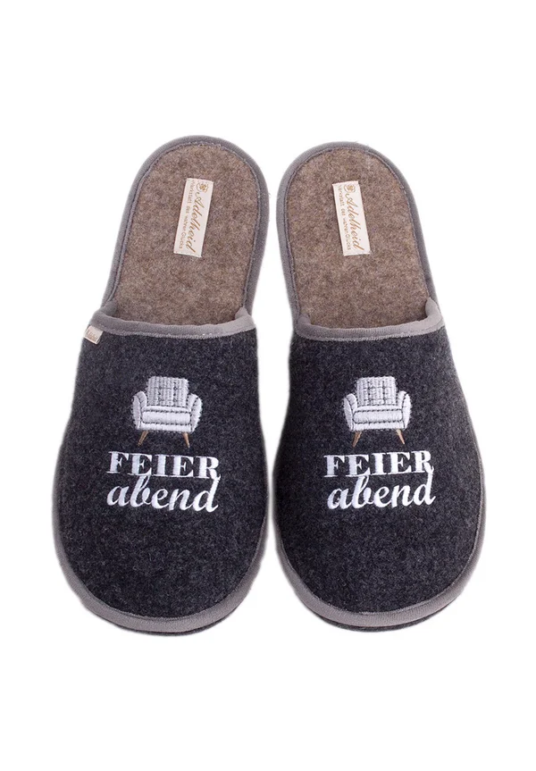 FEIERABEND FILZ - Slippers - rabenschwarz