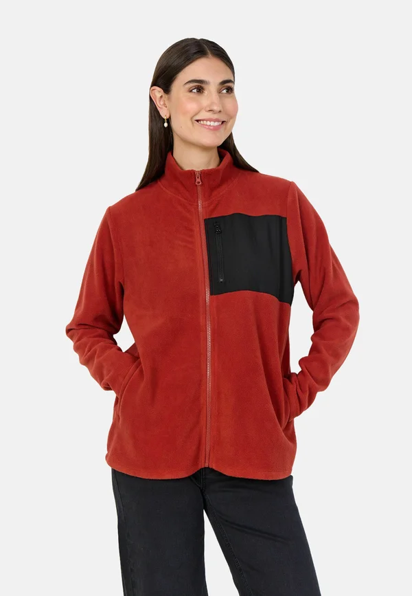 FELICA - Fleece jacket - mineral red