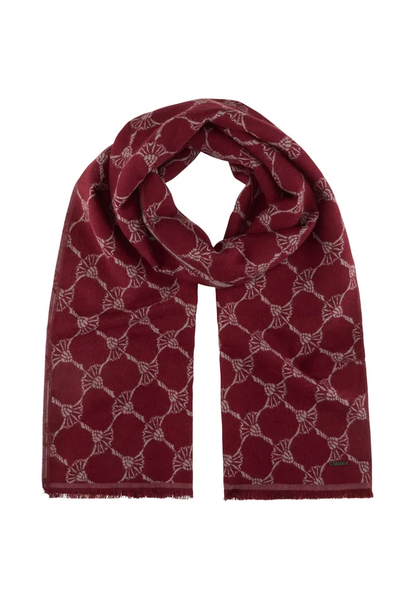 FELIX - Scarf - bordeaux gemustert