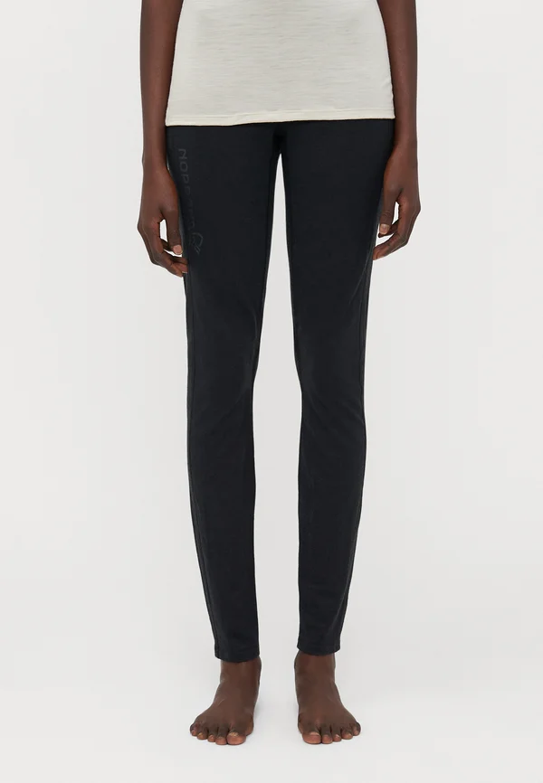 FEMUND PUREULL LONGS  - Base layer - caviar black