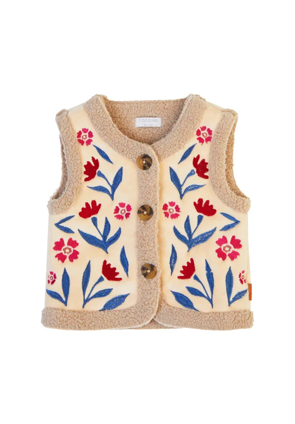 FERIN - Waistcoat - butter cream