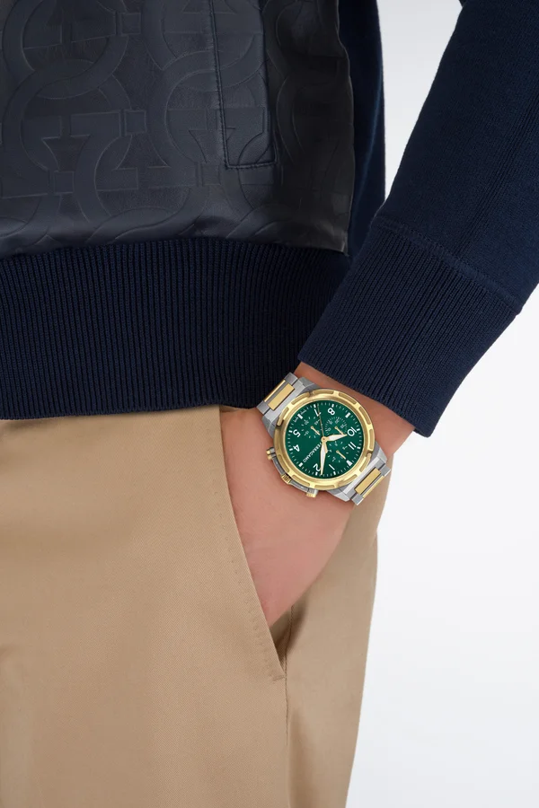 FERRAGAMO SPORT CHRONO - Chronograph watch - bi-tone