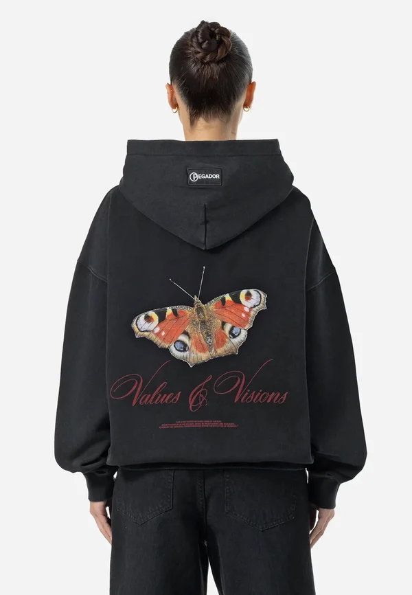 FIA OVERSIZED HOODIE - Sweatshirt - vintage black
