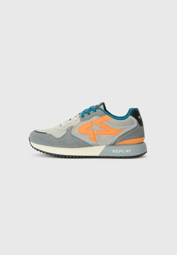 FIBER M TONAL - Trainers - grey orange