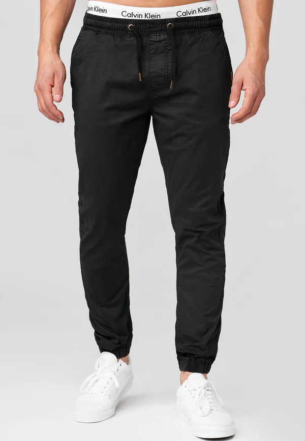 FIELDS - Trousers - black
