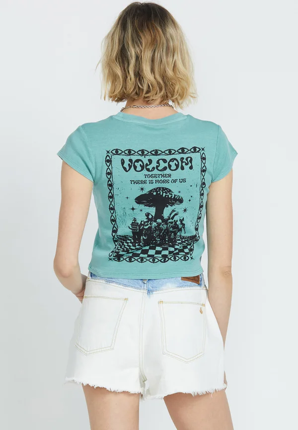FILIP RYGALSKI - Print T-shirt - teal