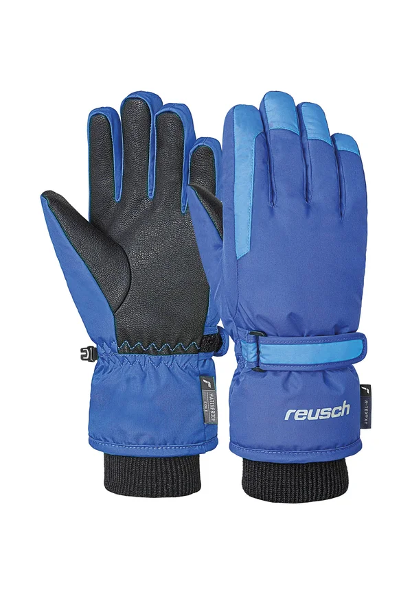 Fingerless gloves - surf web   brilliant blu