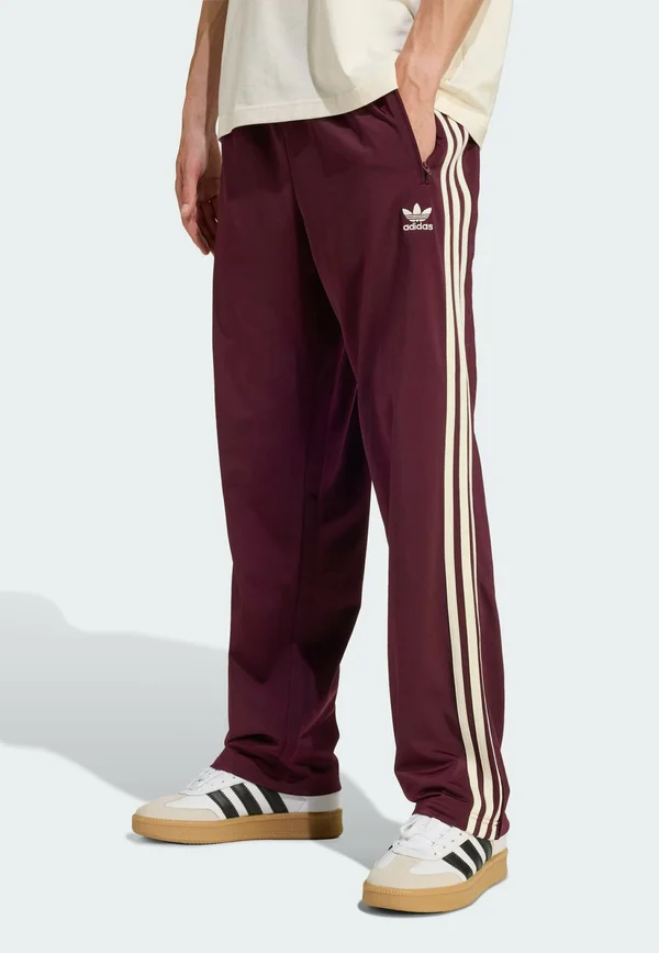 FIREBIRD  - Tracksuit bottoms - maroon   cream white