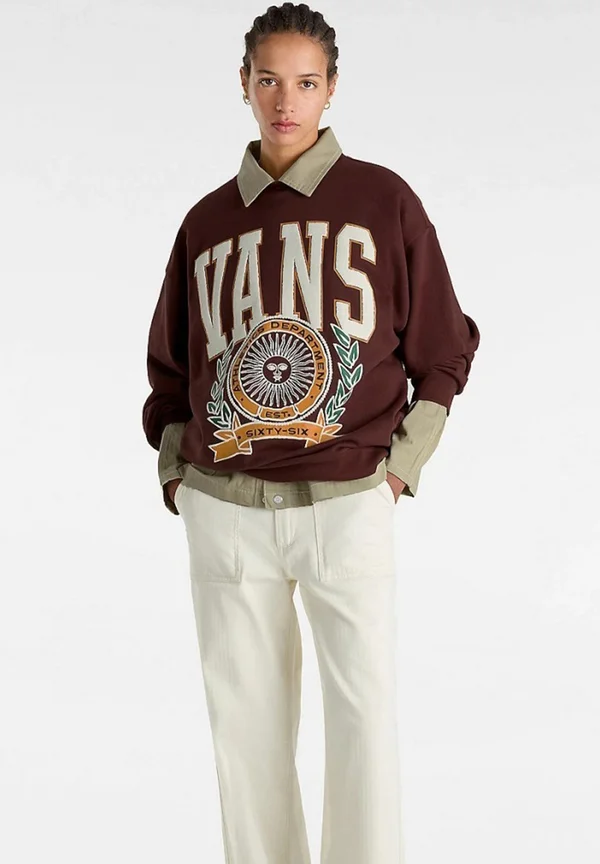 FIRST TEAM OS CREW - Sweatshirt - burgunder