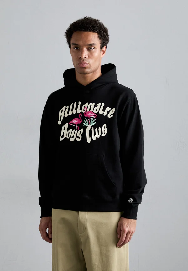 FLAMINGO POPOVER HOOD - Sweatshirt - black