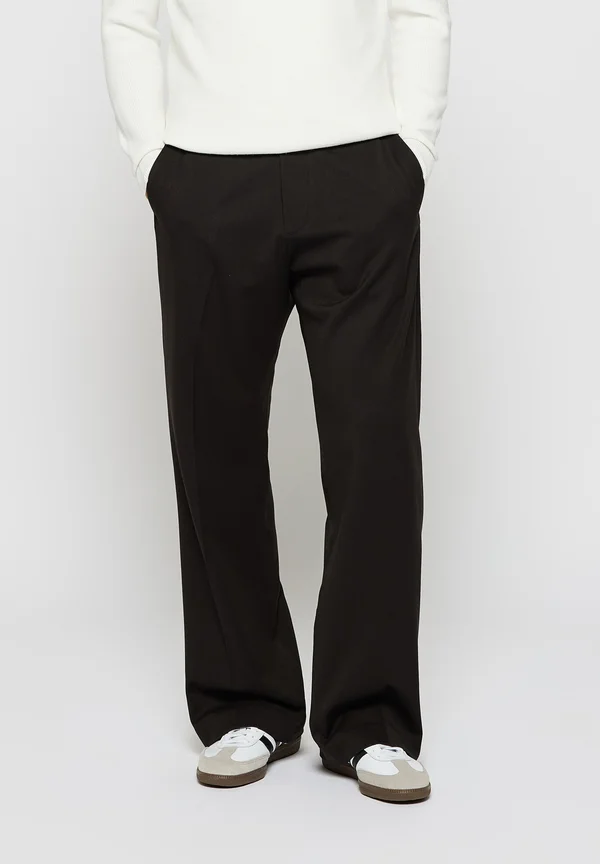 FLARED - Trousers - black