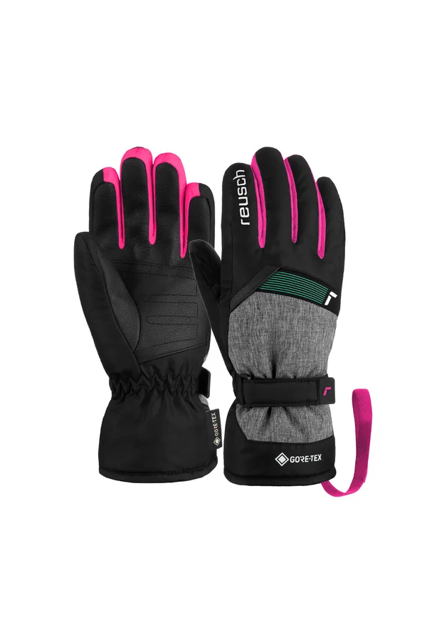 FLASH  - Gloves - 7771 blck blck melang pink glo