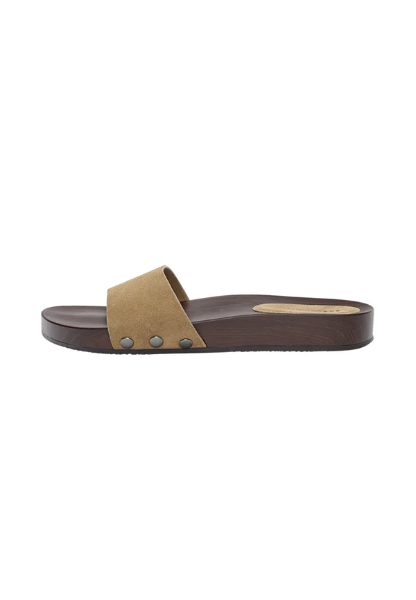 FLAT - Pool slides - brown