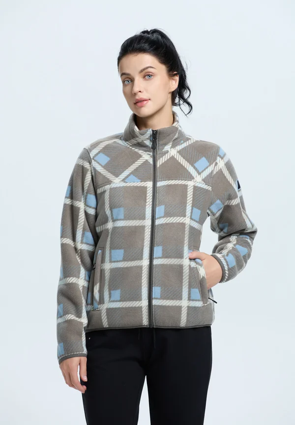 Fleece jacket - antikgrün