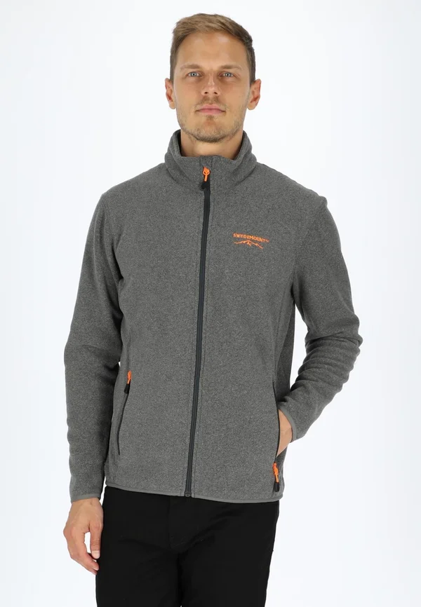 Fleece jacket - charcoal melange