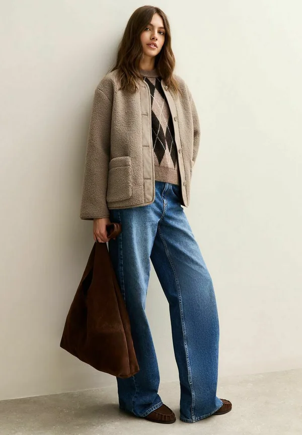 Fleece jacket - mink