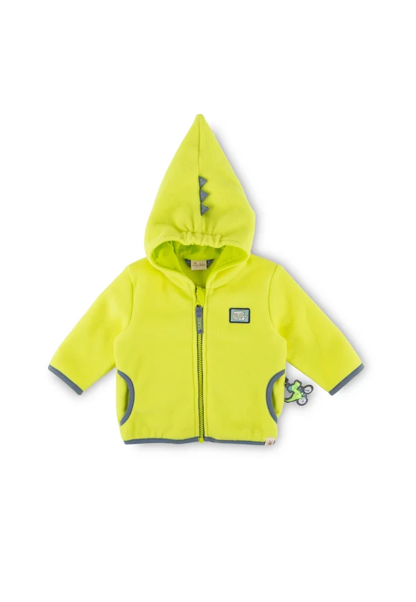 Fleece jacket - neongelb