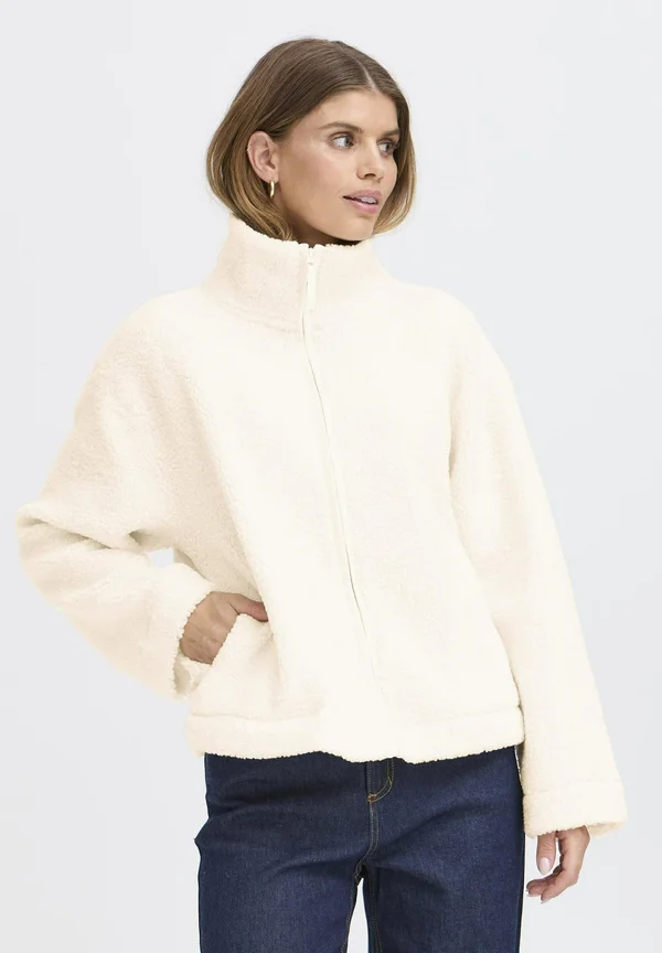 Fleece jacket - whisper white