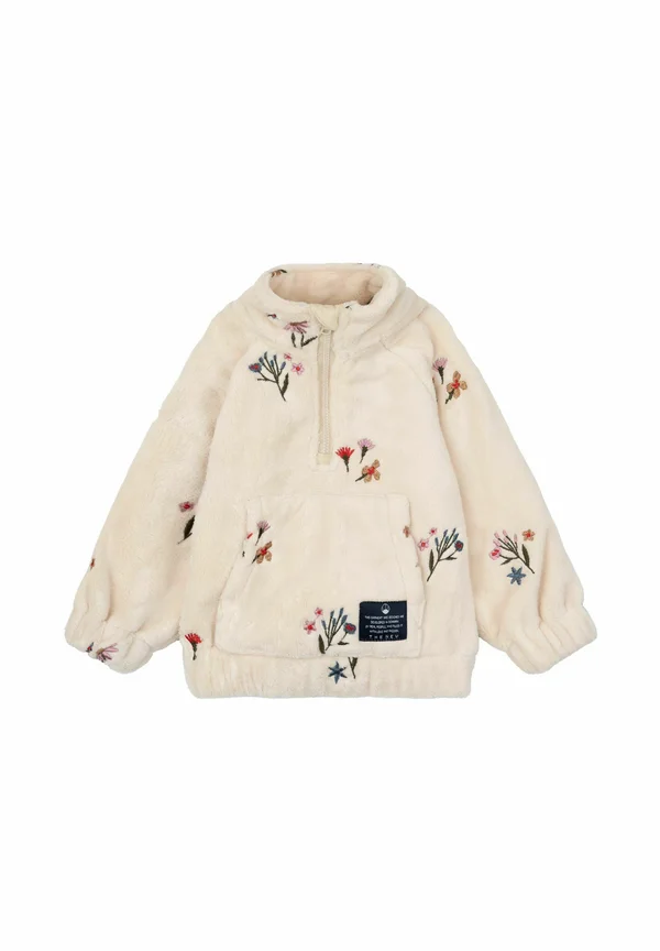 Fleece jumper - angora big flower aop