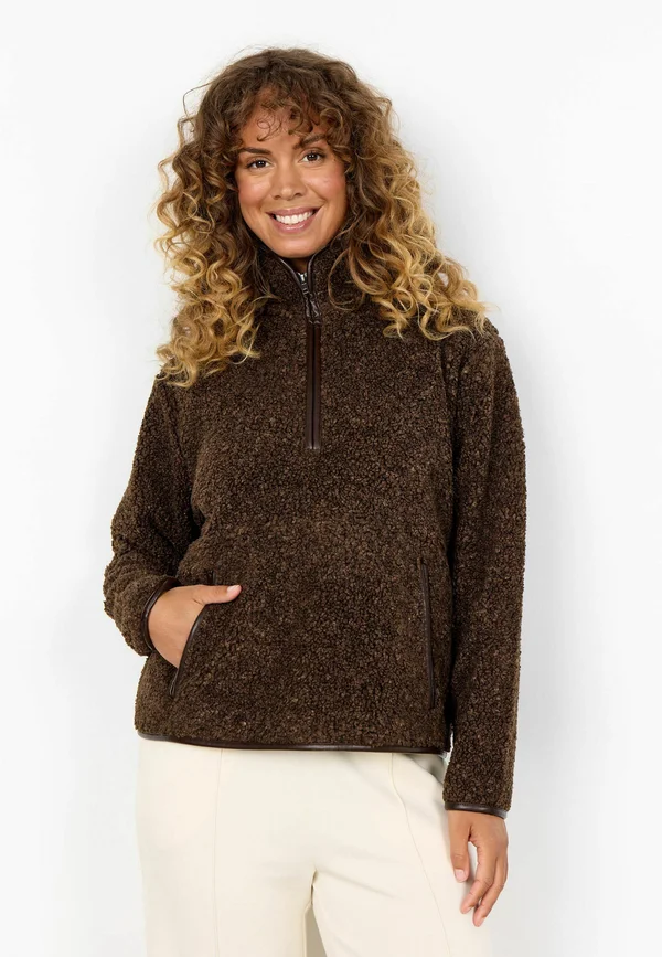 Fleece jumper - hot fudge melange
