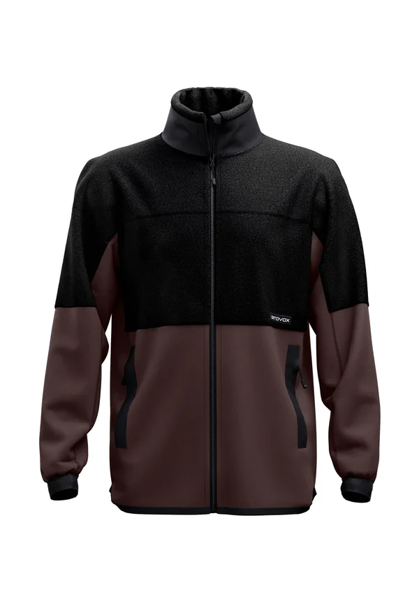 FLEECE TEDDY - Fleece jacket - black raven