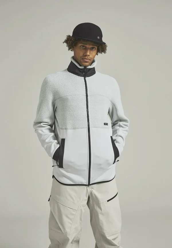 FLEECE TEDDY - Fleece jacket - grey ice