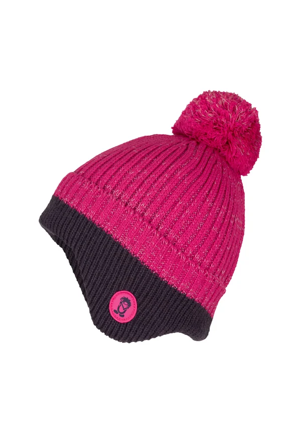 FLEKKEFJORD REFLECTIVE   - Beanie - dark pink