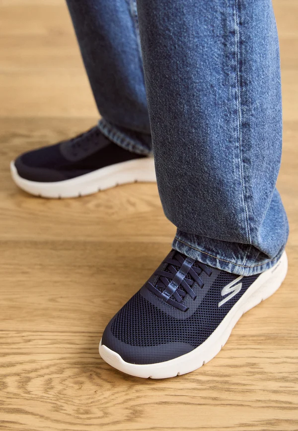 FLEX BUNGEE - Trainers - navy textile white trim