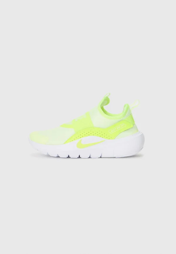 FLEX RUNNER 4 UNISEX - Road running shoes - barely volt/volt white