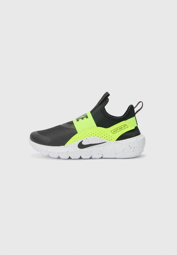 FLEX RUNNER 4 UNISEX - Road running shoes - black/volt/white