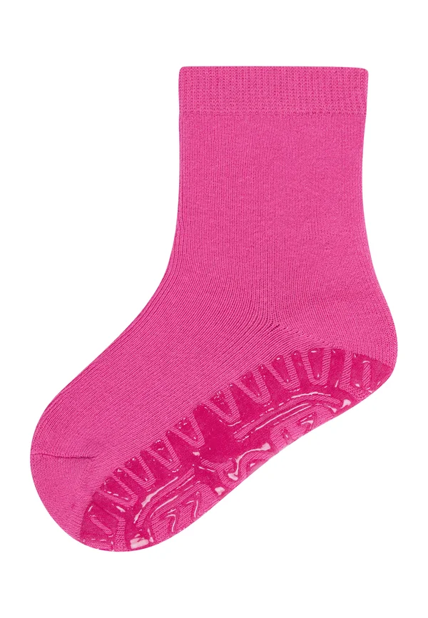 FLIESEN FLITZER SOFT UNI - Socks - magenta meliert