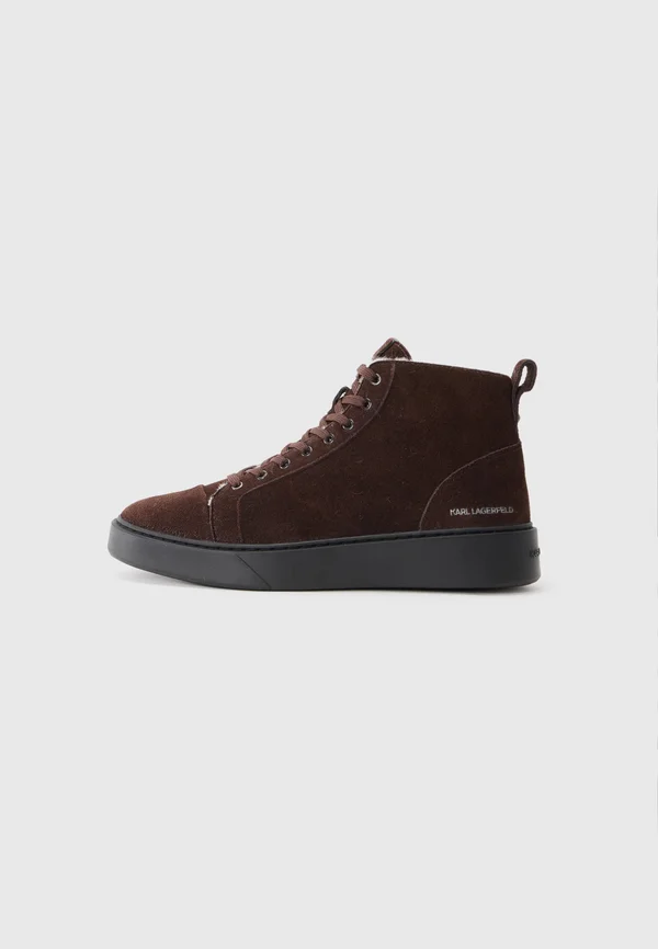 FLINT II - High-top trainers - chocolate
