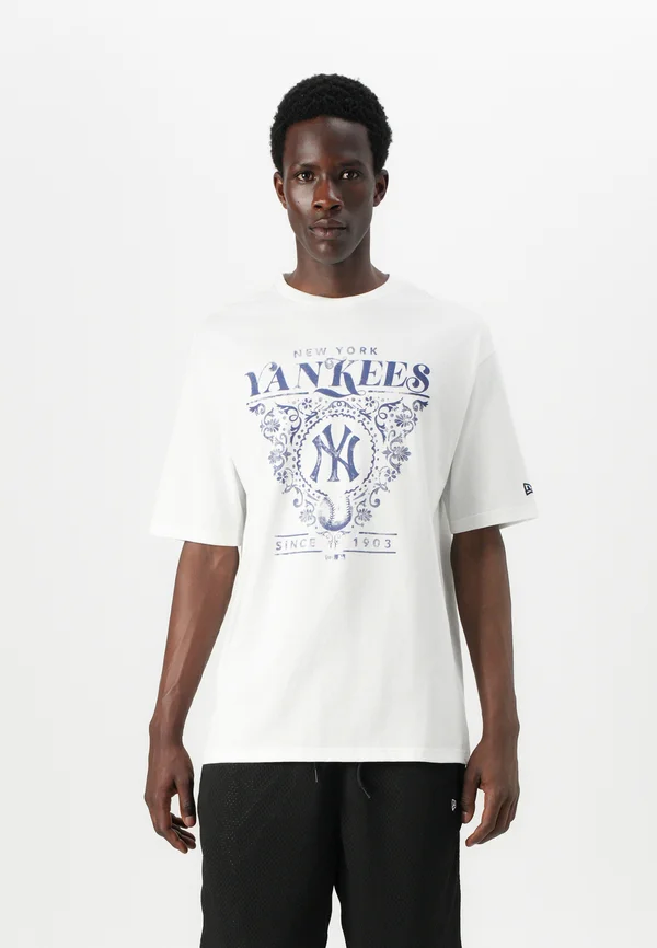 FLORAL GRAPHIC TEE - Print T-shirt - white