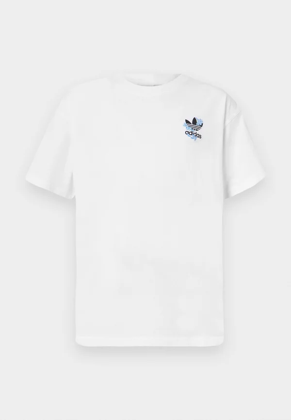 FLORAL GRAPHIC TEE UNISEX - Print T-shirt - white base