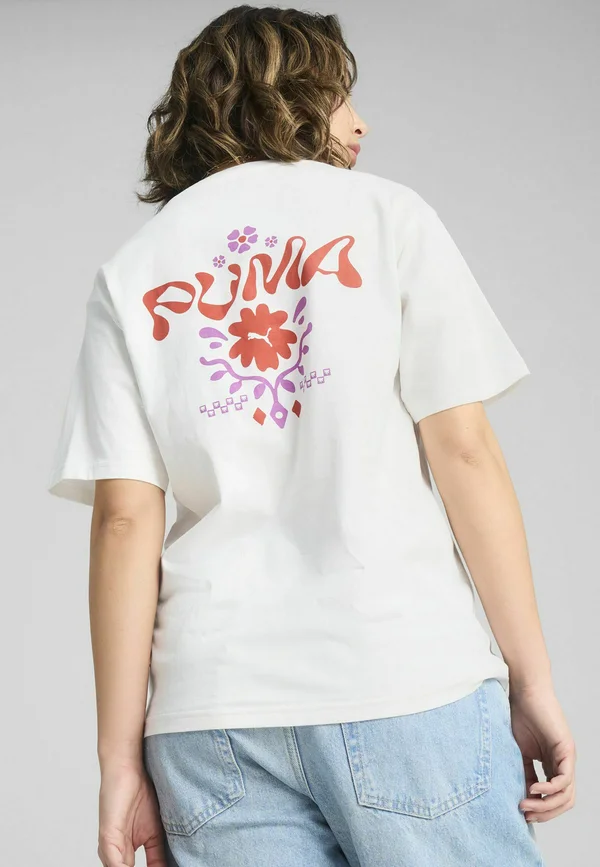 FLORAL - Print T-shirt - white