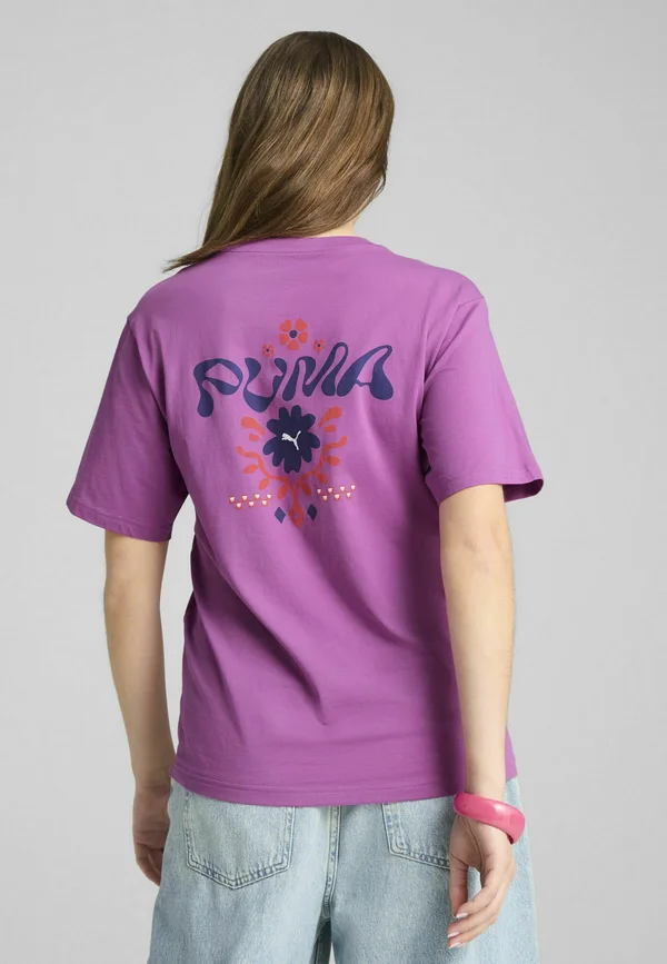 FLORAL - Print T-shirt - wild berry