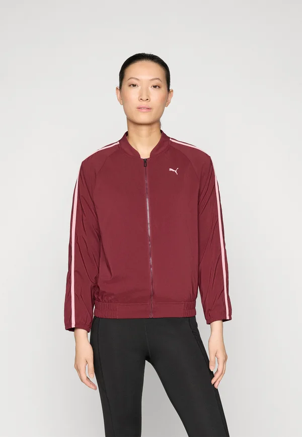 FLORAL RIBBON FULL ZIP - Training jacket - ruby shimmer