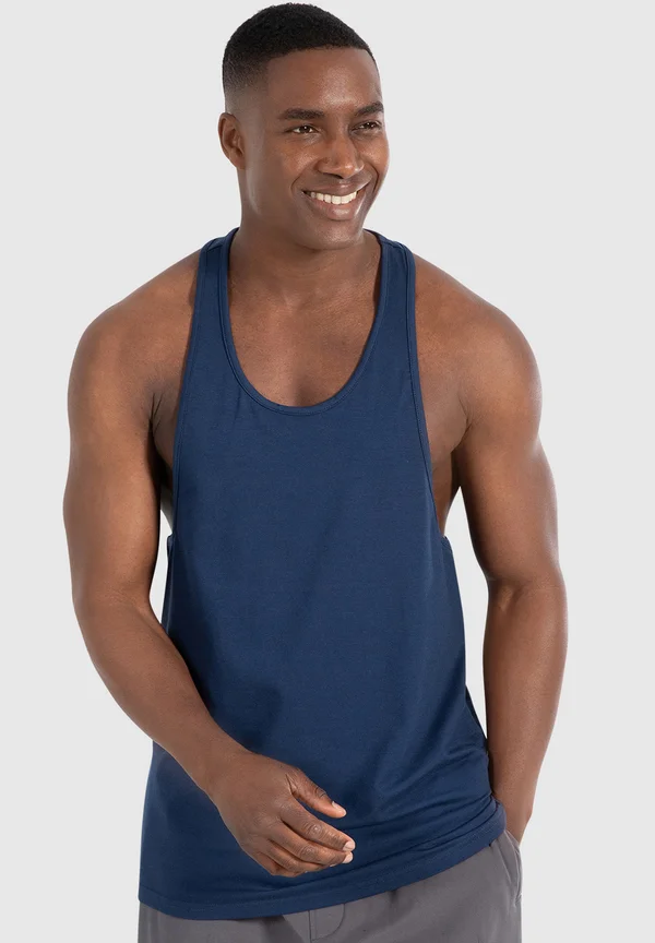 FLORIAN MODAL STRINGER - Top - marineblau