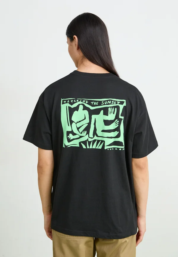 FLOWATCH - Print T-shirt - black