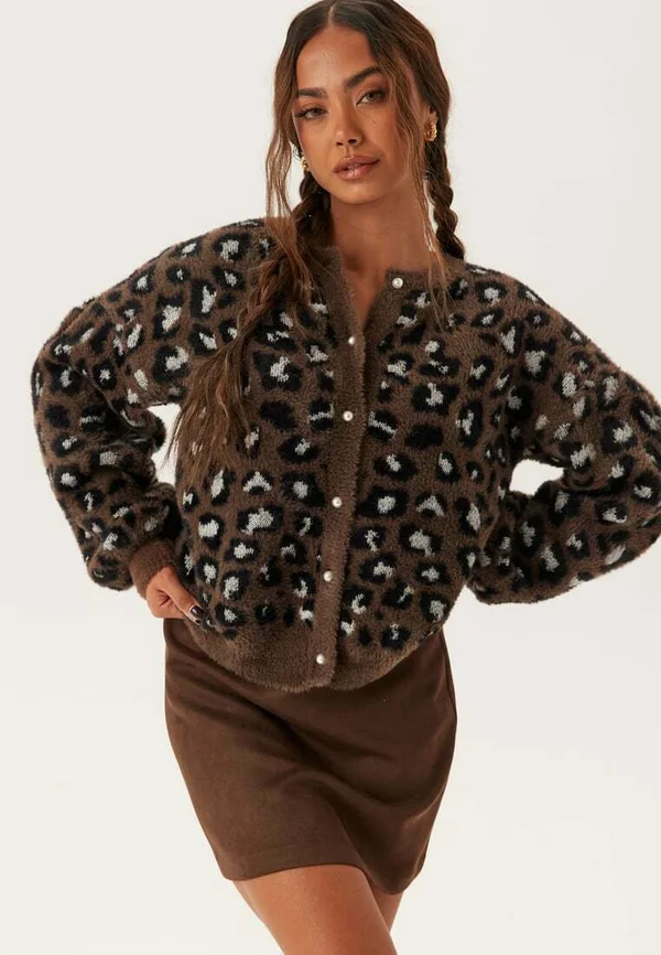 FLUFFY KNITTED - Cardigan - multi coloured