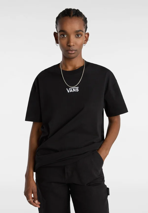 FLYING V OVERSIZED - Basic T-shirt - black
