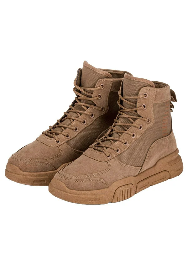 FOBO - Lace-up ankle boots - camel
