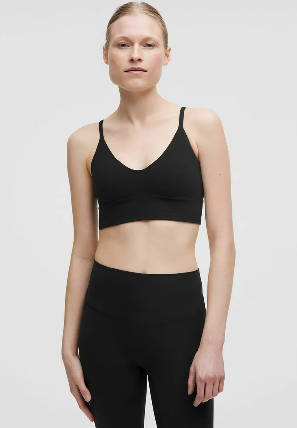 FOCUSER - Light support sports bra - black