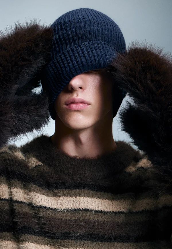 FOLD BEANIE UNISEX - Beanie - navy