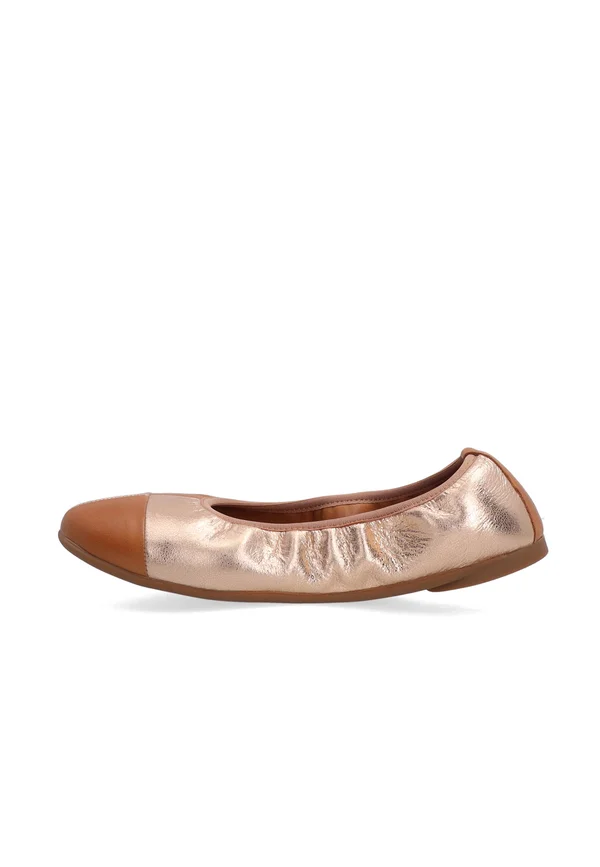 Foldable ballet pumps - brown