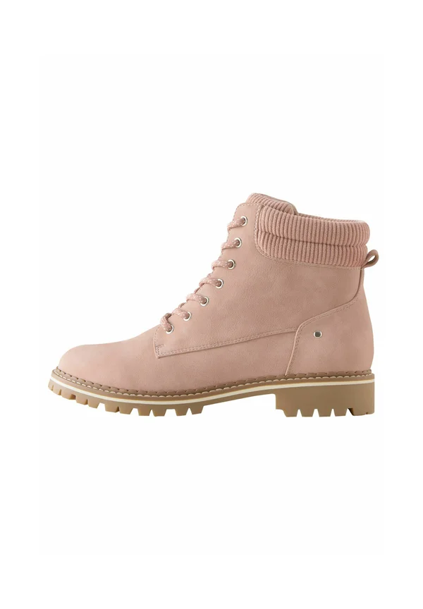 FOREVER COMFORT  - Lace-up ankle boots - pink corduroy