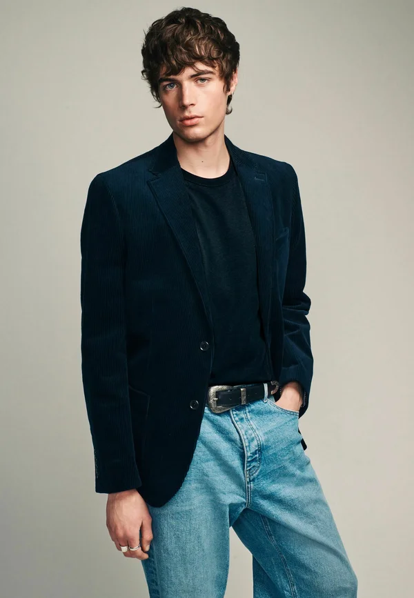 FORMAL REGULAR FIT - Blazer jacket - navy blue